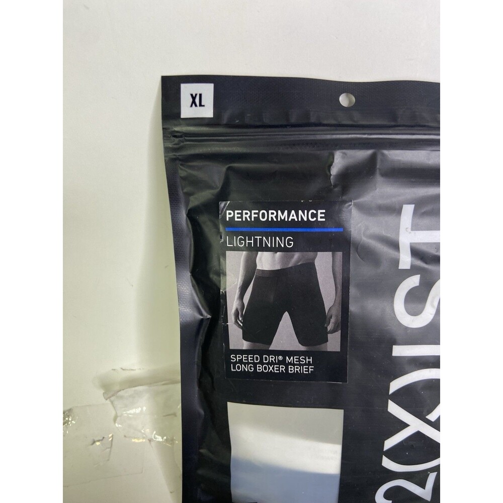 2xist Performance Lightning Speed Dri Mesh Long Boxer Briefs Underwear Mens XL - Picture 5 of 6